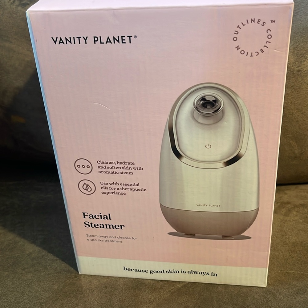 Vanity planet face steamer